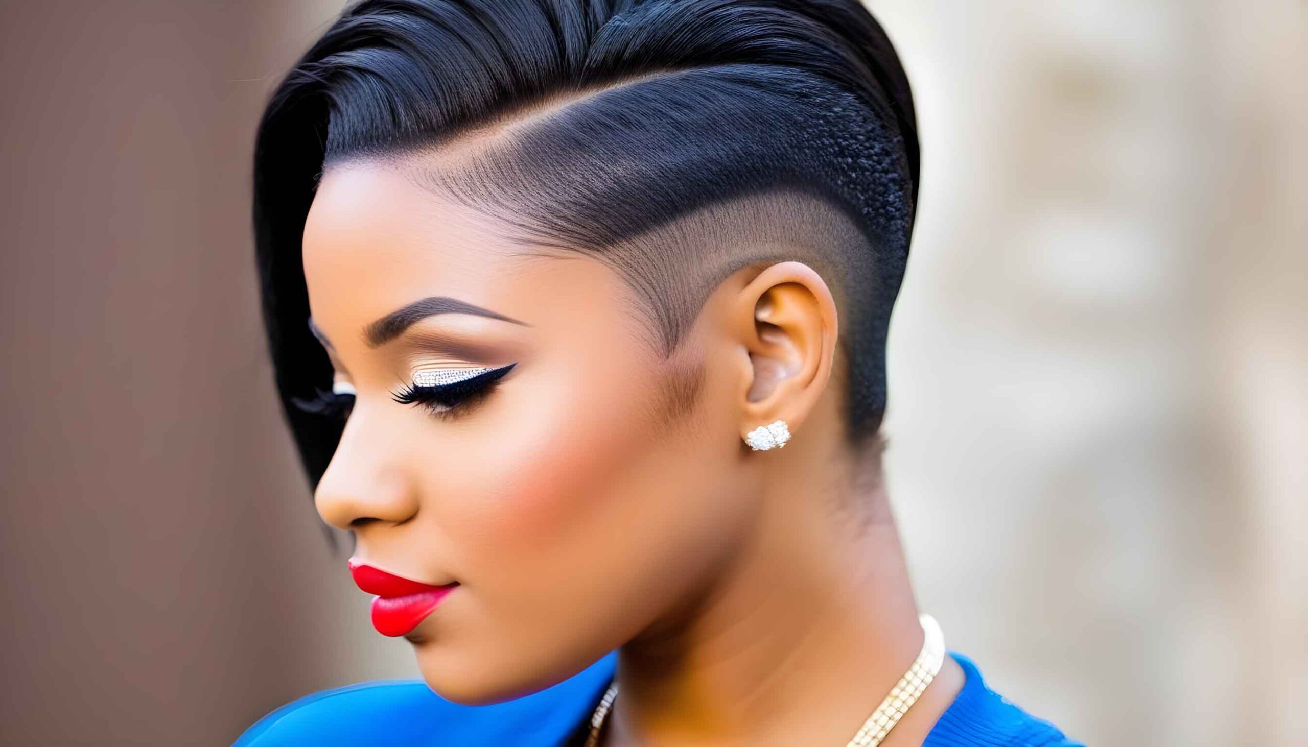shaved sides black hairstyles 2024
