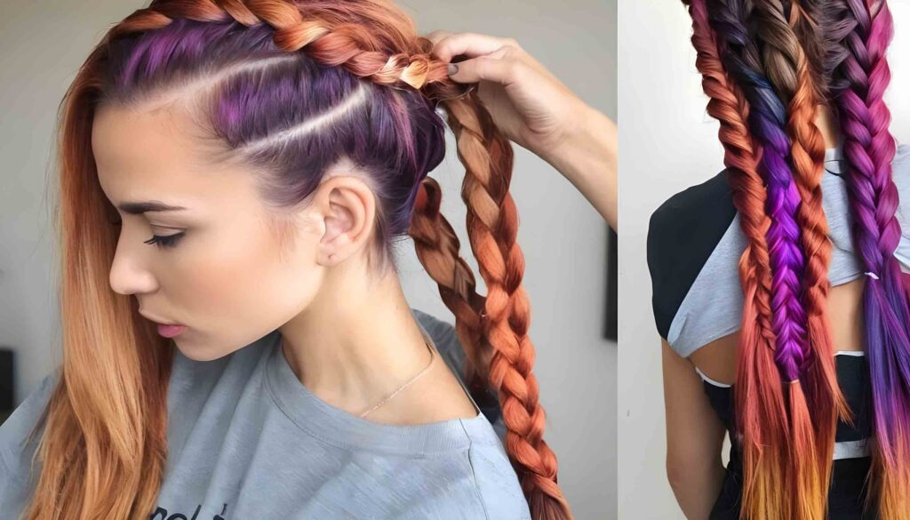 27 hair color braids