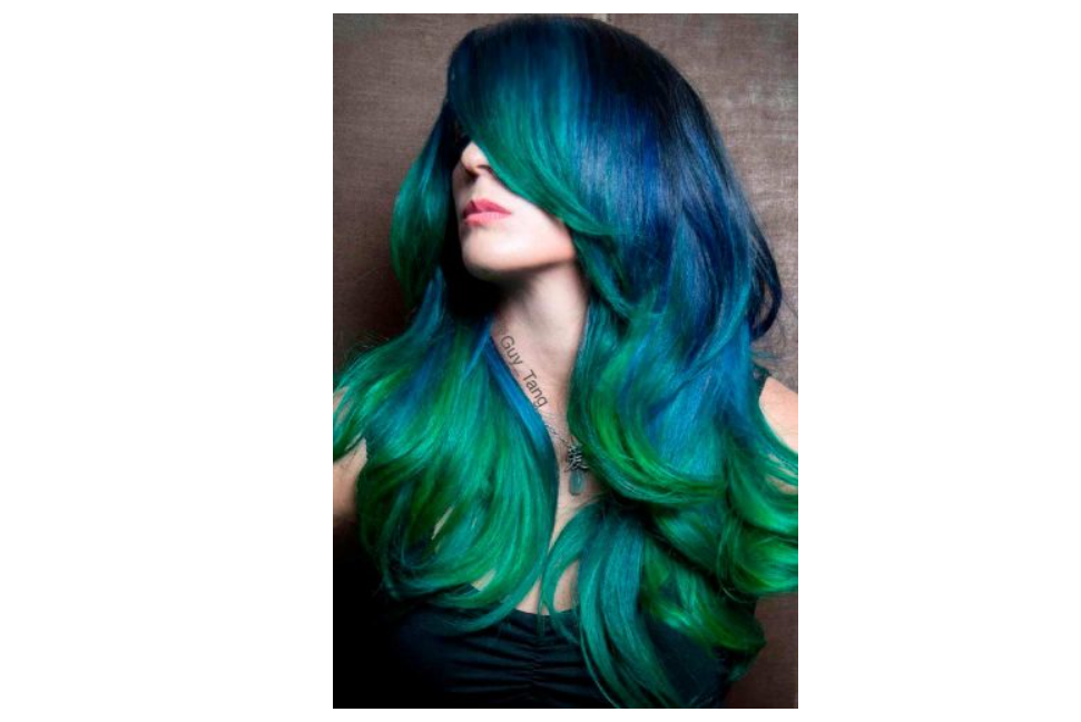 BLUE AND GREEN FADE