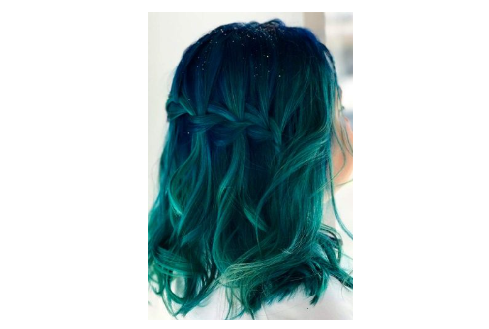 BLUE AND TEAL
