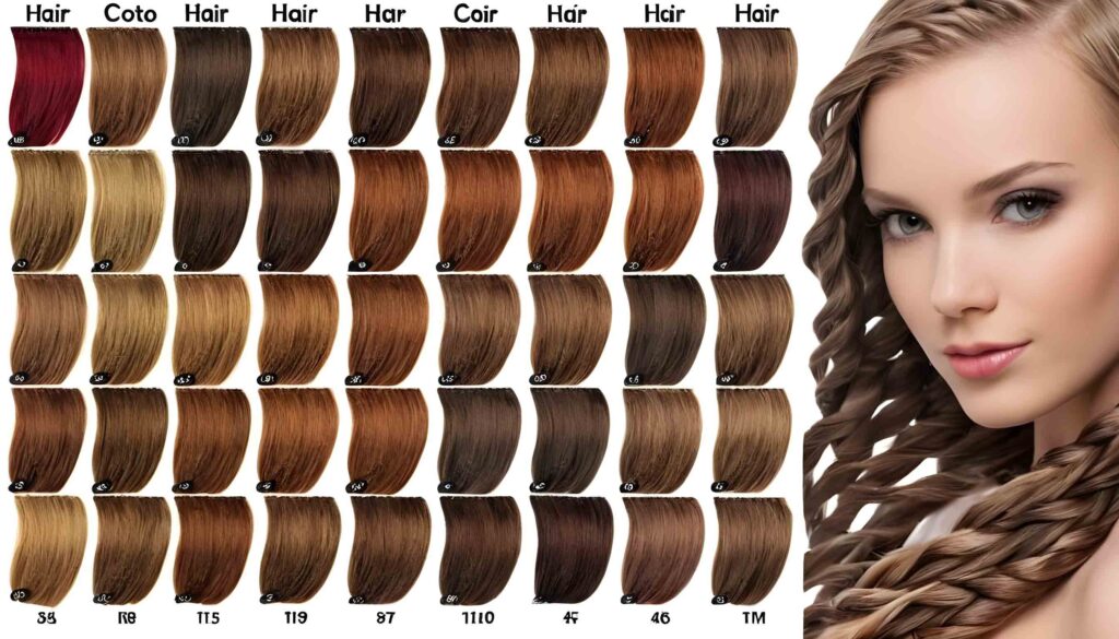 braiding hair color chart numbers
