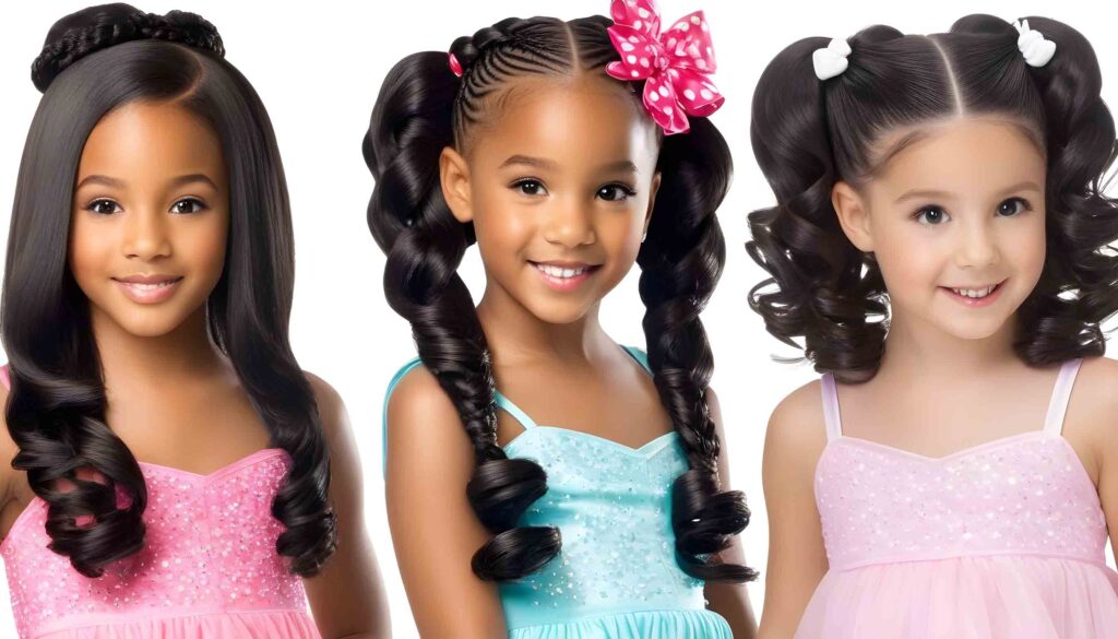 christmas hairstyles for little girl black hair