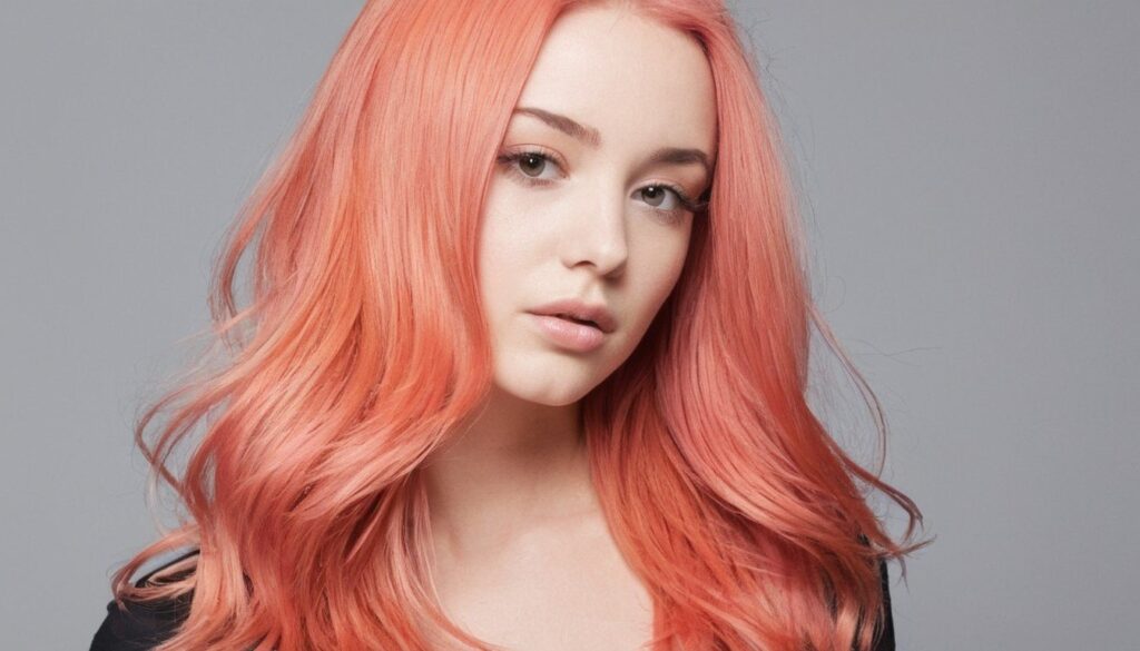 peach hair dye