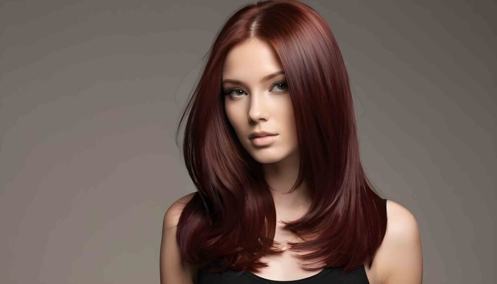 dark copper mahogany hair color