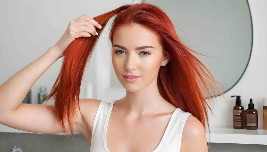 red hair maintenance