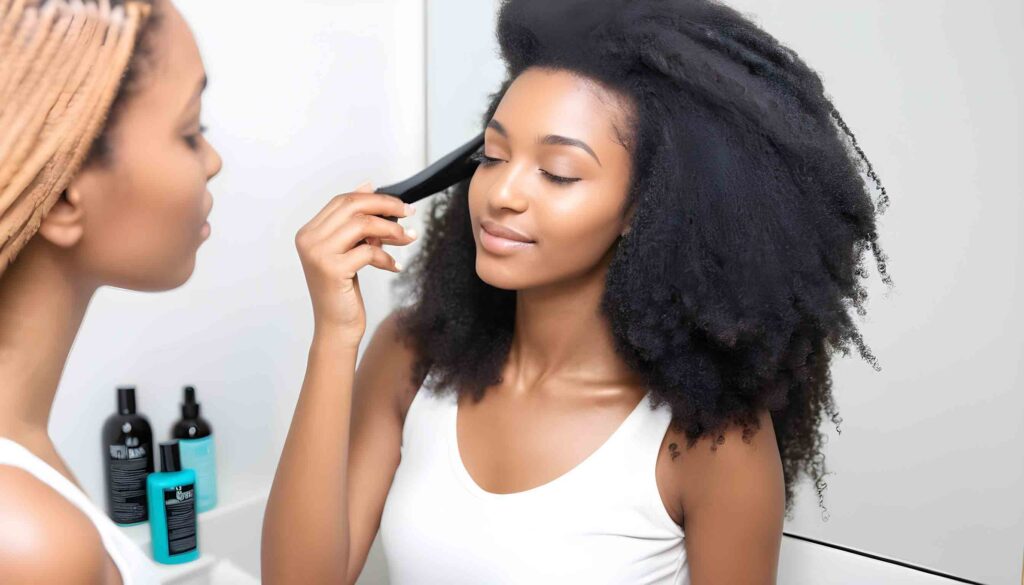 natural hair care routine